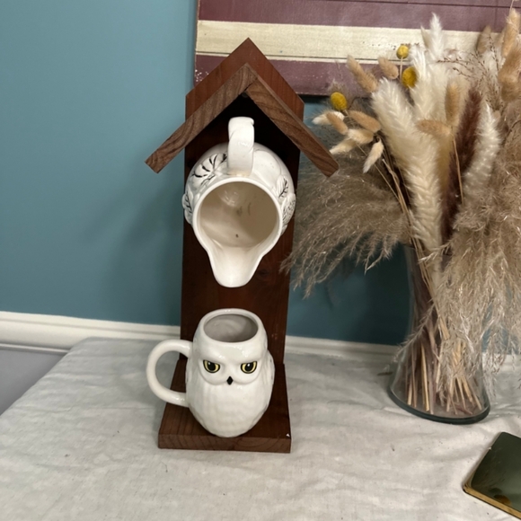 Rustic Wooden Bird Feeder/ Birdhouse Handmade English Tea - Picture 9 of 16